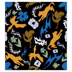 Pattern Design Seamless Texture Drawstring Pouch (Large) from ArtsNow.com Back