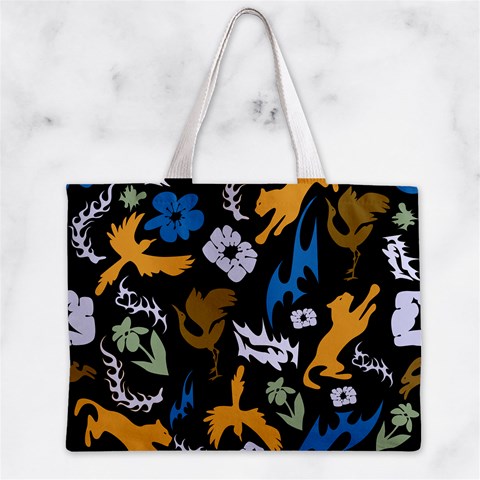Pattern Design Seamless Texture Zipper Mini Tote Bag from ArtsNow.com Front