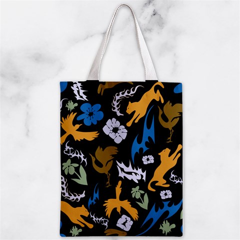 Pattern Design Seamless Texture Zipper Classic Tote Bag from ArtsNow.com Front