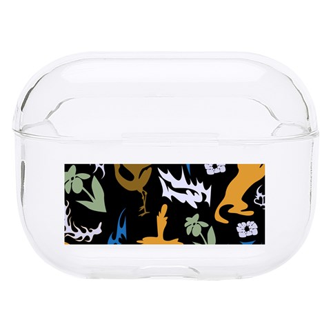 Pattern Design Seamless Texture Hard PC AirPods Pro Case from ArtsNow.com Front