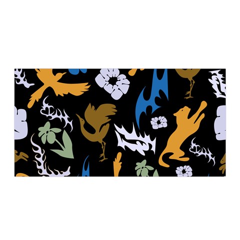 Pattern Design Seamless Texture Satin Wrap 35  x 70  from ArtsNow.com Front