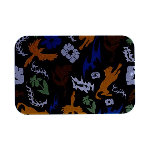 Pattern Design Seamless Texture Open Lid Metal Box (Silver)   from ArtsNow.com Front