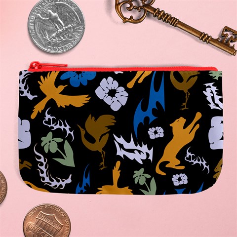 Pattern Design Seamless Texture Large Coin Purse from ArtsNow.com Front