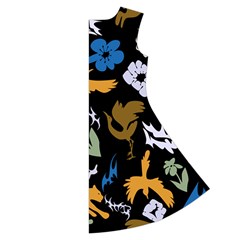 Pattern Design Seamless Texture Short Sleeve V Back Right