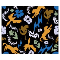 Pattern Design Seamless Texture Zipper Medium Tote Bag from ArtsNow.com Front