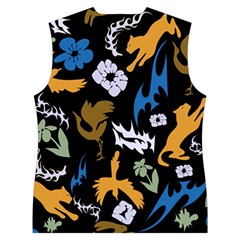 Pattern Design Seamless Texture Women s Button Up Vest from ArtsNow.com Back