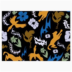 Pattern Design Seamless Texture Roll Up Canvas Pencil Holder (M) from ArtsNow.com Front