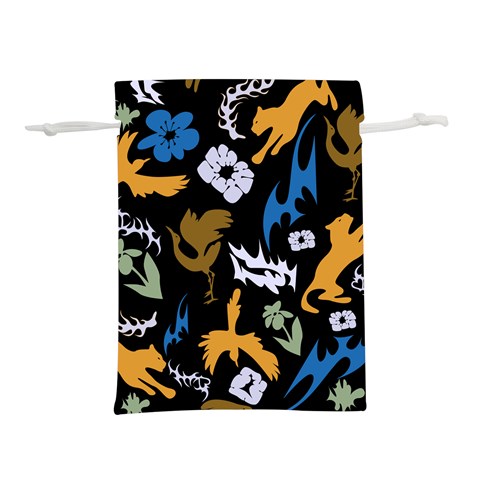 Pattern Design Seamless Texture Lightweight Drawstring Pouch (L) from ArtsNow.com Front