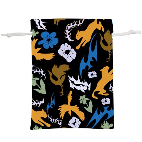Pattern Design Seamless Texture Lightweight Drawstring Pouch (XL) from ArtsNow.com Back
