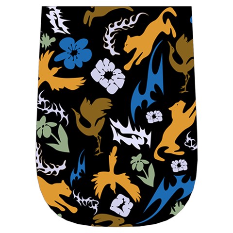 Pattern Design Seamless Texture Wristlet Pouch Bag (Small) from ArtsNow.com Left Side