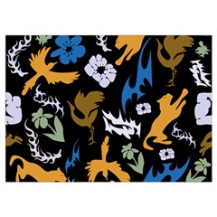 Pattern Design Seamless Texture Wristlet Pouch Bag (Small) from ArtsNow.com Belt Loop