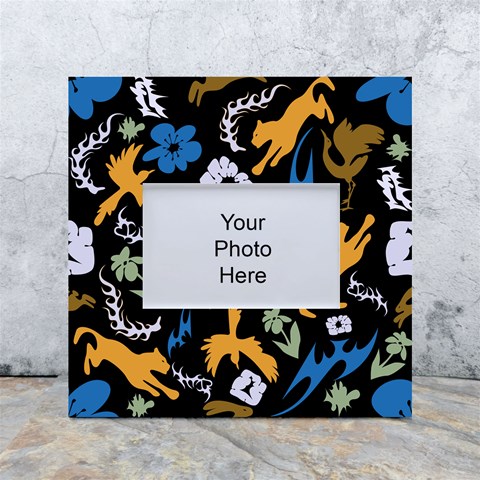 Pattern Design Seamless Texture White Box Photo Frame 4  x 6  from ArtsNow.com Front