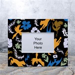 Pattern Design Seamless Texture White Tabletop Photo Frame 4 x6 