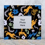 Pattern Design Seamless Texture White Wall Photo Frame 5  x 7 