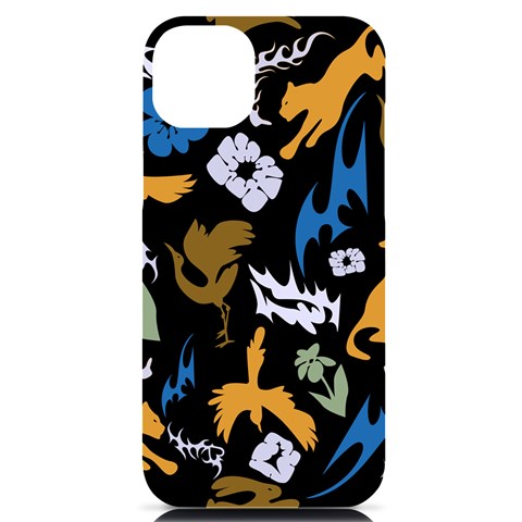 Pattern Design Seamless Texture iPhone 14 Plus Black UV Print PC Hardshell Case from ArtsNow.com Front