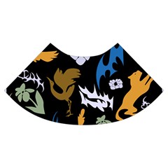 Pattern Design Seamless Texture Trumpet Sleeve Cropped Top from ArtsNow.com Cuff Right