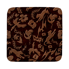 Pattern Design Seamless Texture Square Wood Guitar Pick Holder Case And Picks Set from ArtsNow.com Front