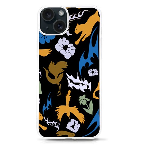 Pattern Design Seamless Texture iPhone 15 TPU UV Print Case from ArtsNow.com Front