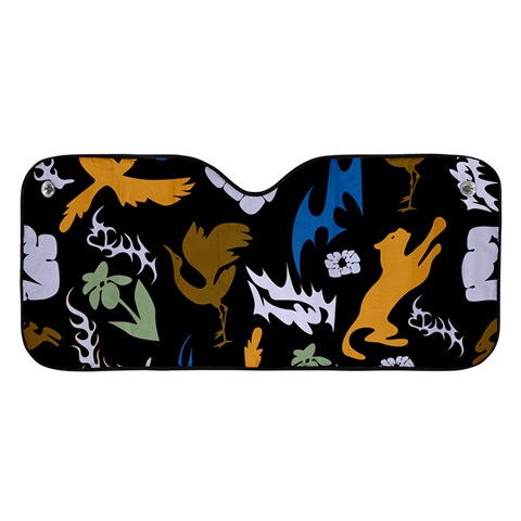 Pattern Design Seamless Texture Car Windshield Sunshade from ArtsNow.com Front