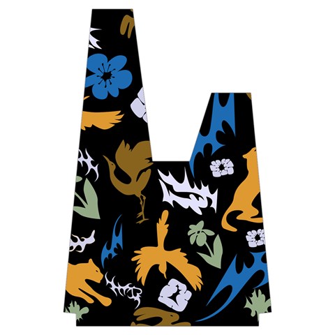 Pattern Design Seamless Texture Japanese Wrist Knot Bag from ArtsNow.com Front