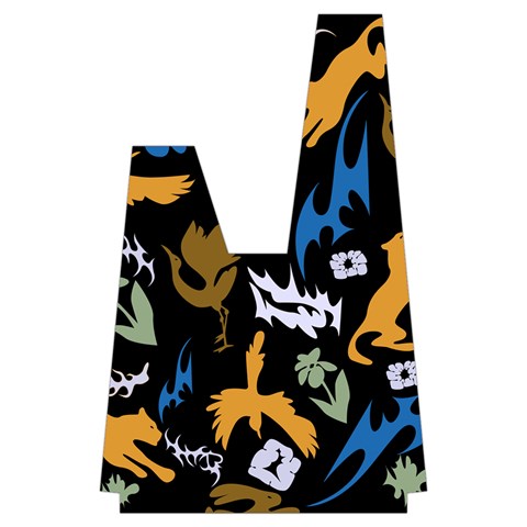 Pattern Design Seamless Texture Japanese Wrist Knot Bag from ArtsNow.com Back