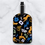 Pattern Design Seamless Texture Nappa Leather Luggage Tag Rectangle