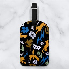 Pattern Design Seamless Texture Nappa Leather Luggage Tag Rectangle from ArtsNow.com Back