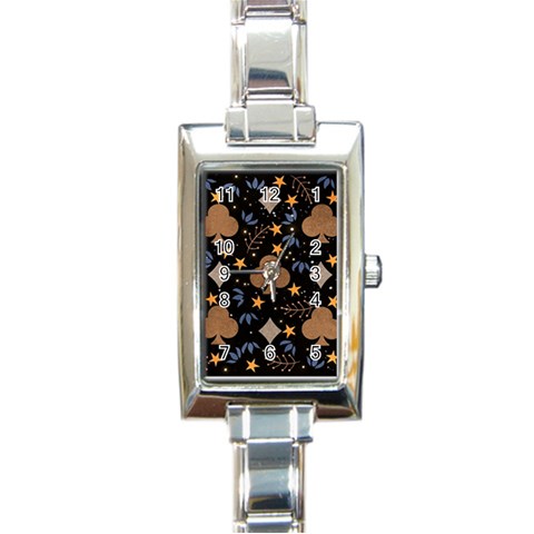 Seamless Pattern Repeat Repetition Rectangle Italian Charm Watch from ArtsNow.com Front