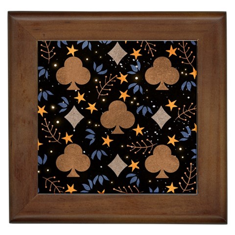 Seamless Pattern Repeat Repetition Framed Tile from ArtsNow.com Front