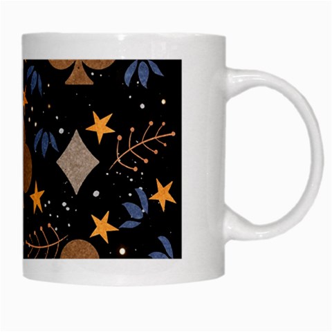 Seamless Pattern Repeat Repetition White Mug from ArtsNow.com Right