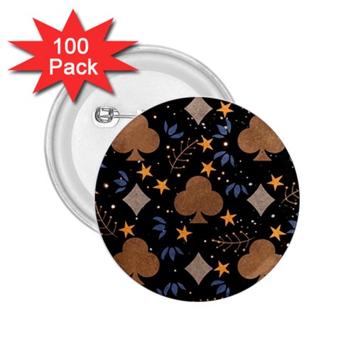 Seamless Pattern Repeat Repetition 2.25  Buttons (100 pack)  from ArtsNow.com Front