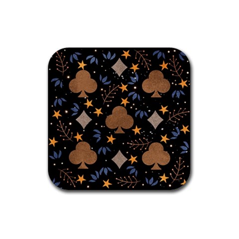 Seamless Pattern Repeat Repetition Rubber Coaster (Square) from ArtsNow.com Front