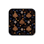 Seamless Pattern Repeat Repetition Rubber Coaster (Square)