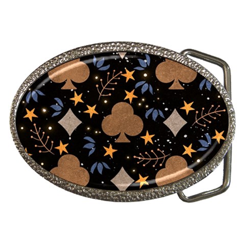 Seamless Pattern Repeat Repetition Belt Buckles from ArtsNow.com Front