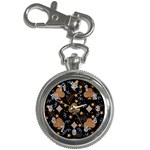 Seamless Pattern Repeat Repetition Key Chain Watches