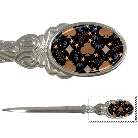 Seamless Pattern Repeat Repetition Letter Opener from ArtsNow.com Front