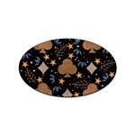 Seamless Pattern Repeat Repetition Sticker (Oval)