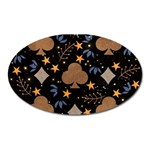 Seamless Pattern Repeat Repetition Oval Magnet
