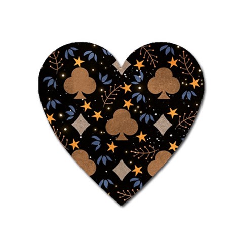 Seamless Pattern Repeat Repetition Heart Magnet from ArtsNow.com Front