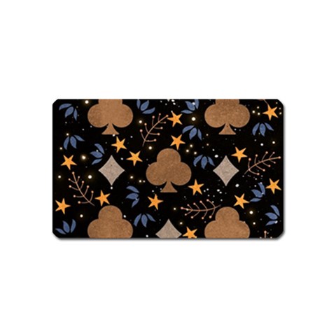 Seamless Pattern Repeat Repetition Magnet (Name Card) from ArtsNow.com Front