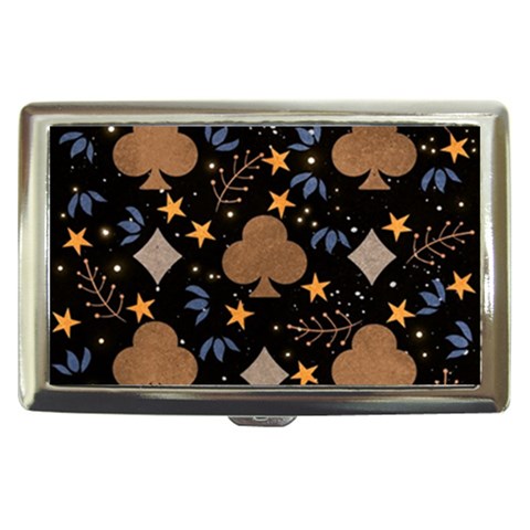 Seamless Pattern Repeat Repetition Cigarette Money Case from ArtsNow.com Front