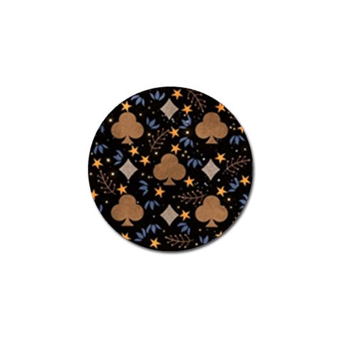 Seamless Pattern Repeat Repetition Golf Ball Marker (4 pack) from ArtsNow.com Front