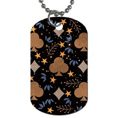 Seamless Pattern Repeat Repetition Dog Tag (Two Sides) from ArtsNow.com Back