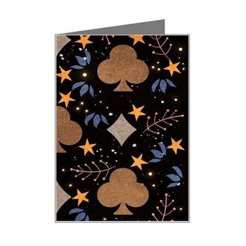 Seamless Pattern Repeat Repetition Mini Greeting Card from ArtsNow.com Left