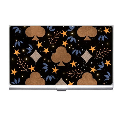 Seamless Pattern Repeat Repetition Business Card Holder from ArtsNow.com Front