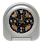 Seamless Pattern Repeat Repetition Travel Alarm Clock