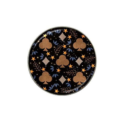 Seamless Pattern Repeat Repetition Hat Clip Ball Marker from ArtsNow.com Front