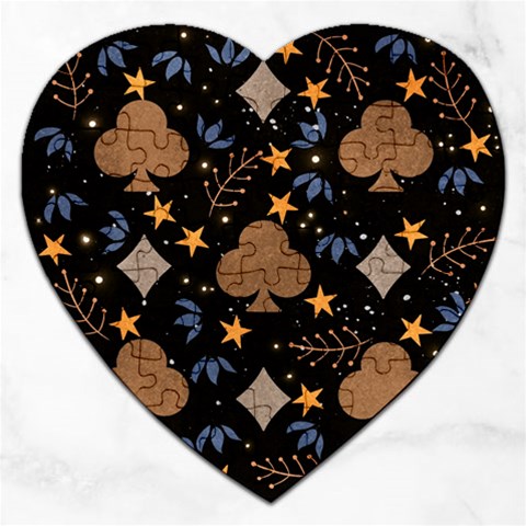 Seamless Pattern Repeat Repetition Jigsaw Puzzle (Heart) from ArtsNow.com Front