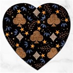 Seamless Pattern Repeat Repetition Jigsaw Puzzle (Heart)