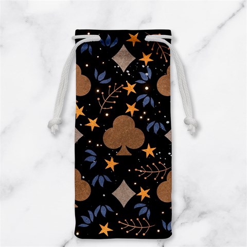 Seamless Pattern Repeat Repetition Jewelry Bag from ArtsNow.com Front